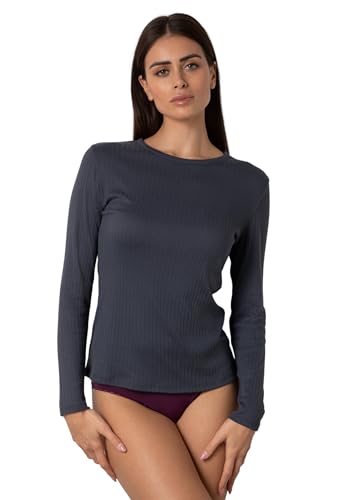 Lovable Maglia Manica Lunga con Scollo Tondo e Cuciture... - Amazon Italy à 9.55€