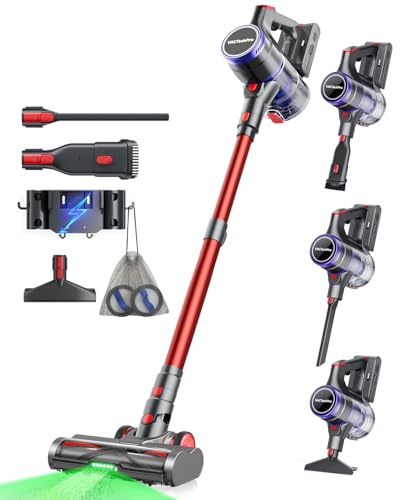 VACTechPro 48000Pa/550W/70Min Aspirateur Balai sans Fil... - Home & Kitchen Amazon France à 140.42€