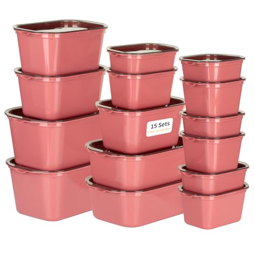 VINATO Frischhaltedosen mit Deckel (15er Set)... - Maison & Cuisine Amazon Allemagne à 15.28€
