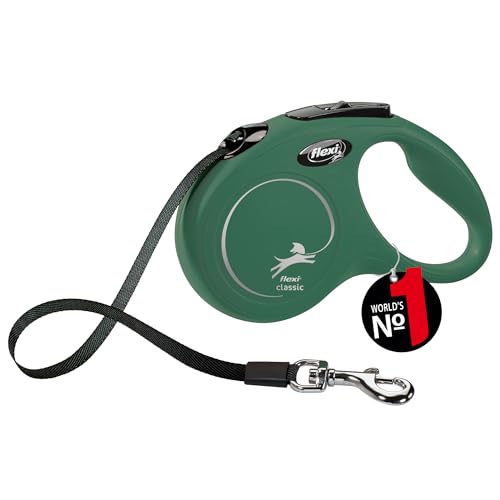 flexi® Classic S 5 m Olive Green Roll Lead for Dogs up to... - Pet Supplies Amazon UK à 8.89€