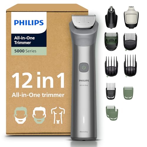 Philips Multigroom série 5000 Tondeuse tout-en-un 12... en promo à 49,99€ (-35%) sur Amazon FR
