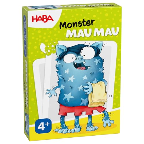 HABA Monster Mau Mau - Jeu de Cartes Classique pour Enfants... - Toys & Games Amazon France à 5.03€