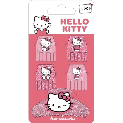 Ciao Kitty - Pettine e fermaglio per capelli | Set di 5... - Jouets & Jeux Amazon Italie à 4.58€