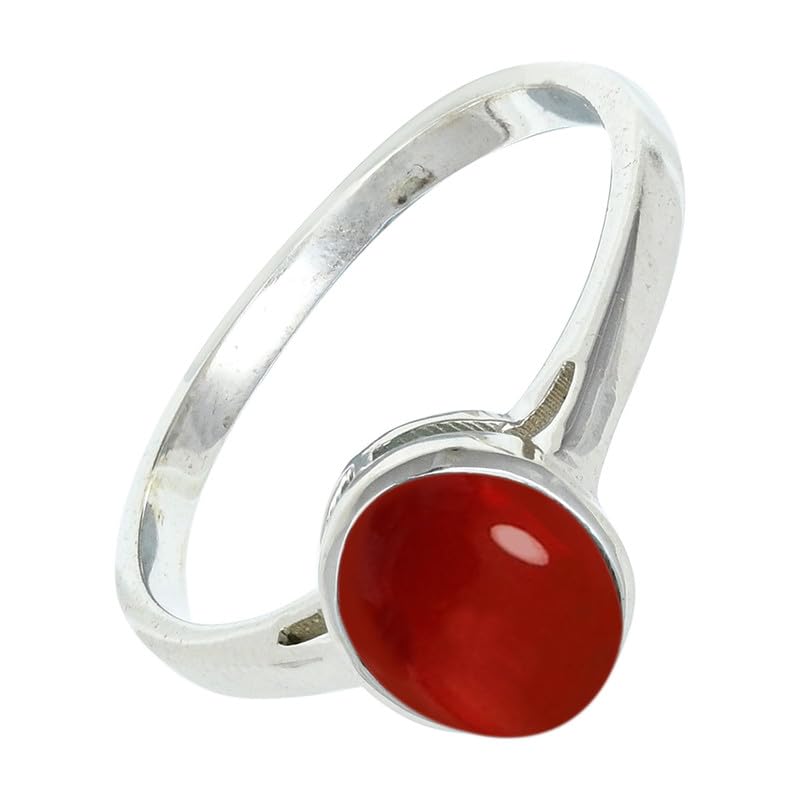 SILVERTROVE Karneol-Cabochon Edelstein Ring silberplattiert... - Maison & Cuisine Amazon Allemagne à 37.63€