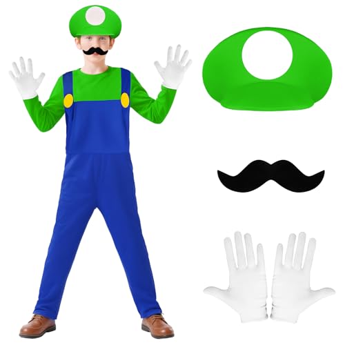 BSBUY Disfraz de Mario y Luigi para Niños, Disfraz... - Jouets & Jeux Amazon Espagne à 13.99€