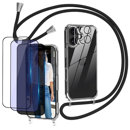 Dniodio Funda con Cuerda para iPhone 17, 3 Protector... - High-Tech & Électronique Amazon Espagne à 4.99€