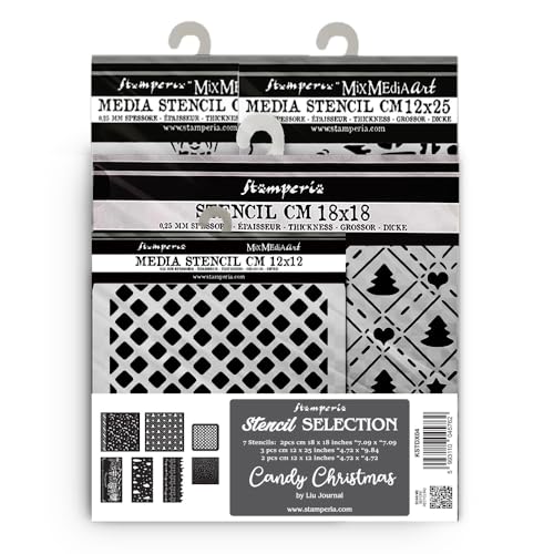 Stamperia - Thick Stencils for Scrapbooks, Albums, Cards... - Loisirs Créatifs Amazon Allemagne à 7.89€