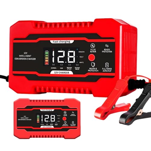 Cargador de Batería de 12 Voltios - Cargador Automático... - Auto & Moto Amazon Espagne à 11.26€