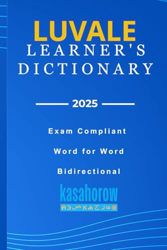 Luvale Learner's Dictionary: English-Luvale: 1 (English... - Vente Flash Amazon -71%