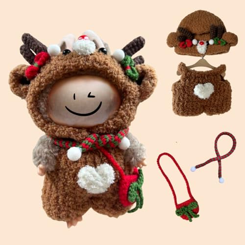 4 Pcs Handmade Clothes for 17cm Plush Dolls – Reindeer... - Jouets & Jeux Amazon Royaume-Uni à 2.00€