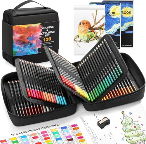 TMOL 120 Buntstifte Set, Buntstifte für Erwachsene, weicher... - Sports & Fitness Amazon Allemagne à 29.07€