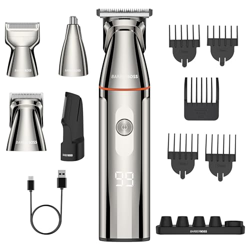 BarberBoss 5-in-1 Grooming Kit for Men, Beard Trimmer Men... - Tech & Electronics Amazon UK à 18.11€