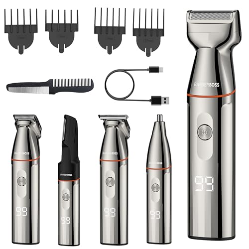 BarberBoss Kit de recortadora de barba inalámbrica para... - High-Tech & Électronique Amazon Espagne à 19.95€