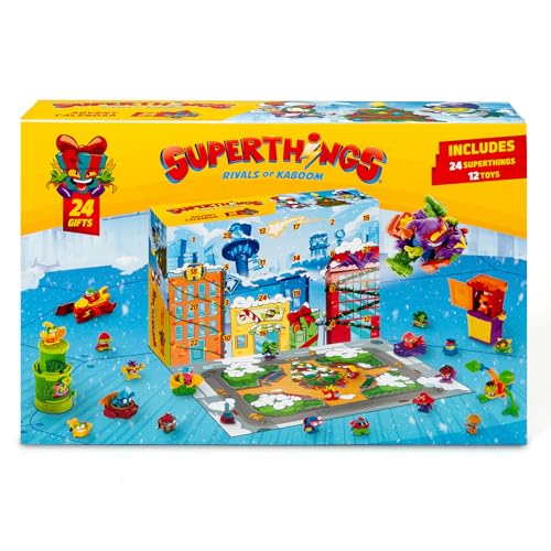 Superthings Calendrier de l'Avent avec 24 cadeaux et... - Toys & Games Amazon France à 13.10€