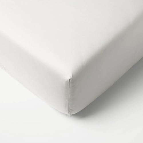 DOMIVA - Drap Housse Jersey 130G/M² 75X95 CM Blanc pour... - Baby & Nursery Amazon France à 4.67€