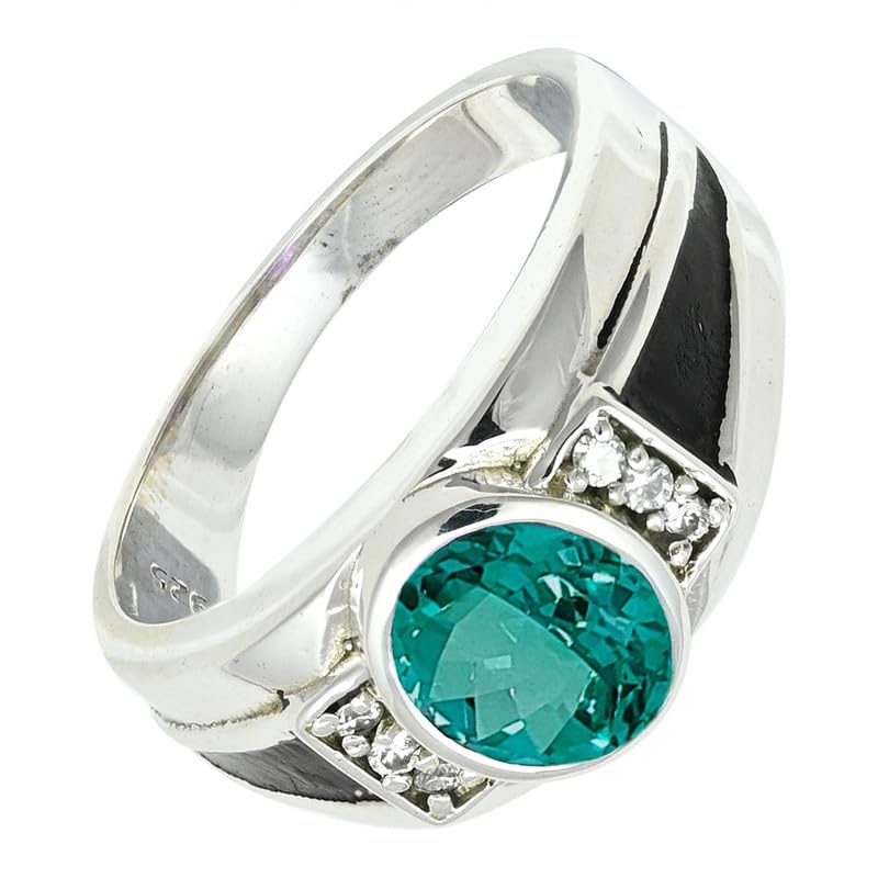 SILVERTROVE Grüner Paraiba-Turmalin (Labor) Edelstein für... - Bijoux & Montres Amazon Allemagne à 35.63€