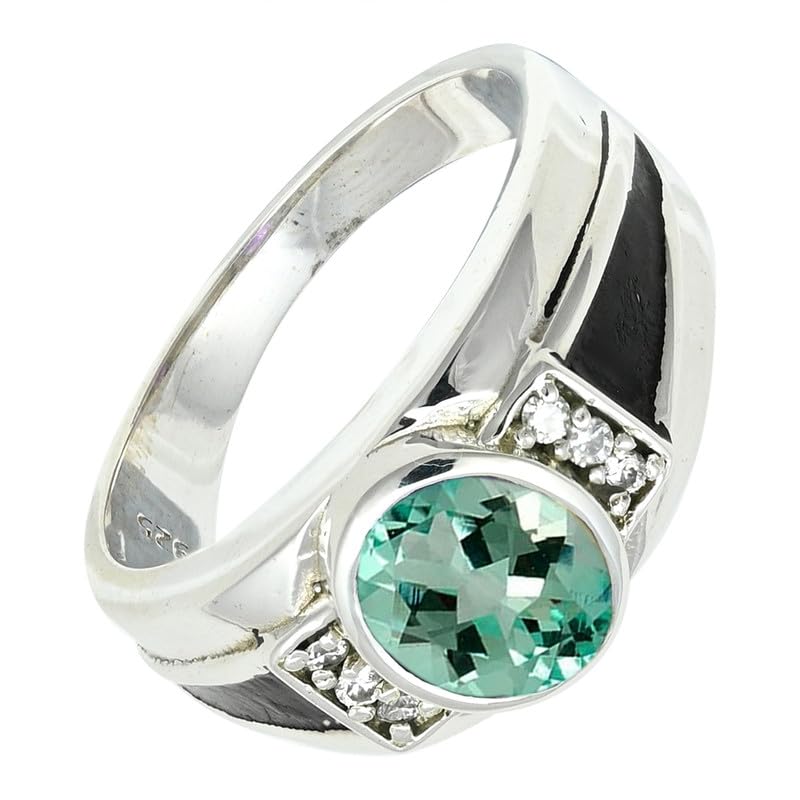 SILVERTROVE Aquamarin (Labor) Edelstein silberplattiert... - Maison & Cuisine Amazon Allemagne à 31.63€