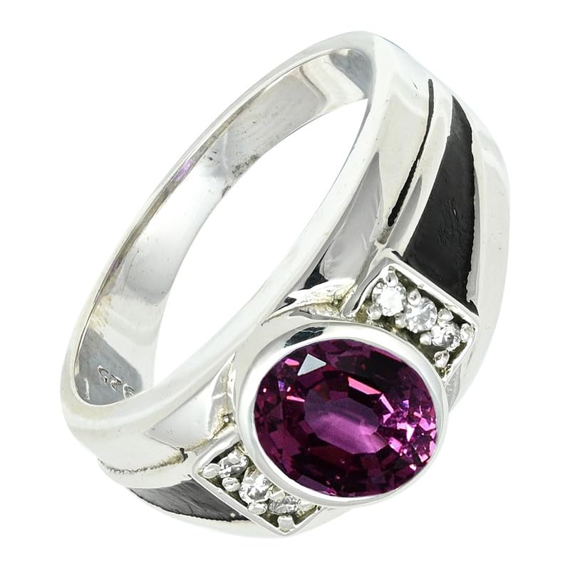 SILVERTROVE Rhodolith (Labor) Edelstein Ring... - Maison & Cuisine Amazon Allemagne à 35.63€