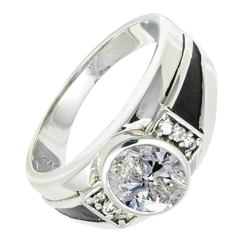 SILVERTROVE Moissanit Edelstein Ring silberplattiert für... - Maison & Cuisine Amazon Allemagne à 41.75€