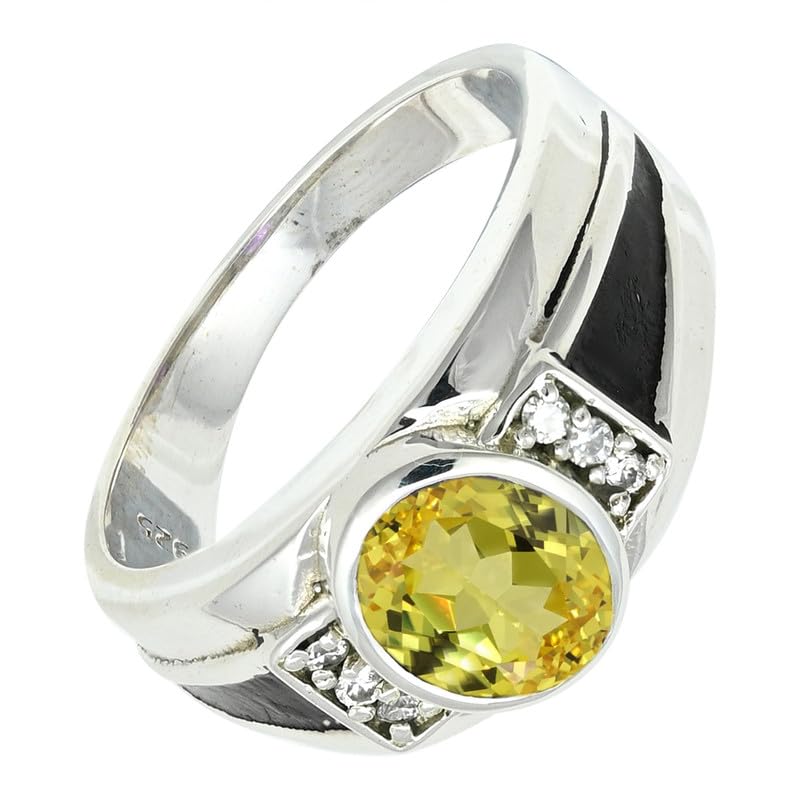SILVERTROVE Gelber Saphir (Labor) Edelstein Ring... - Maison & Cuisine Amazon Allemagne à 35.63€