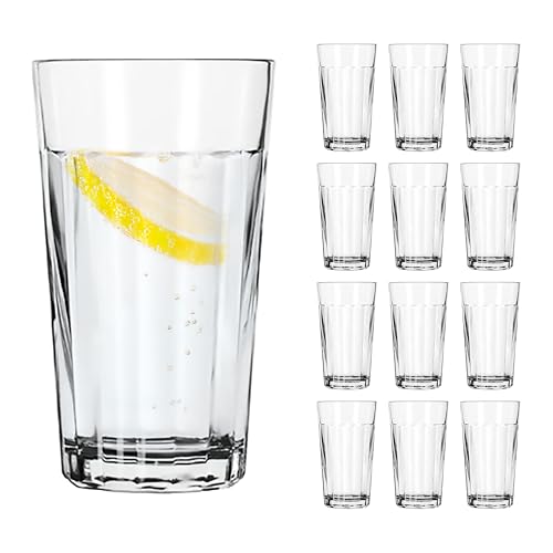LIBBEY 70665 Trinkglas "PANELED TUMBLERS", 355 ml, 12er Set - Home & Kitchen Amazon Germany à 12.02€
