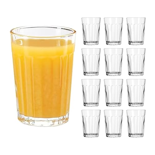 LIBBEY 70660 Saftglas "PANELED TUMBLERS", 251 ml, 12er Set - Home & Kitchen Amazon Germany à 12.73€