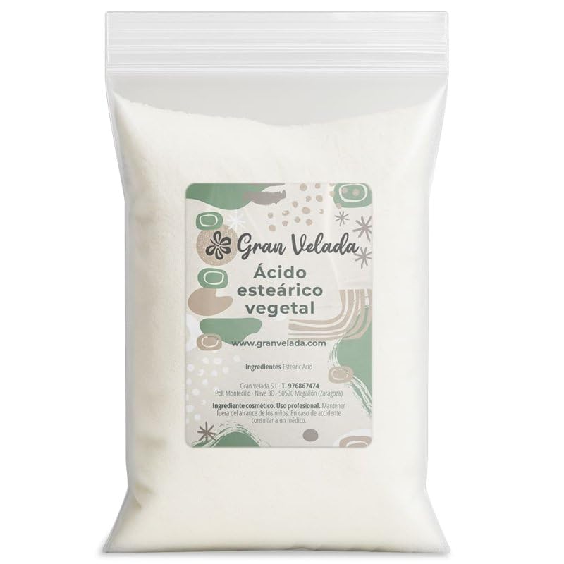 Gran Velada Acido Estearico Vegetal 100 g | Endurecedor... - Bricolage & Outils Amazon Espagne à 2.10€