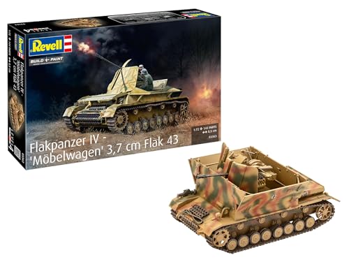 Revell 03363 Flakpanzer IV Möbelwagen 3.7cm Flak 43 1:72... - Maison & Cuisine Amazon Royaume-Uni à 10.60€