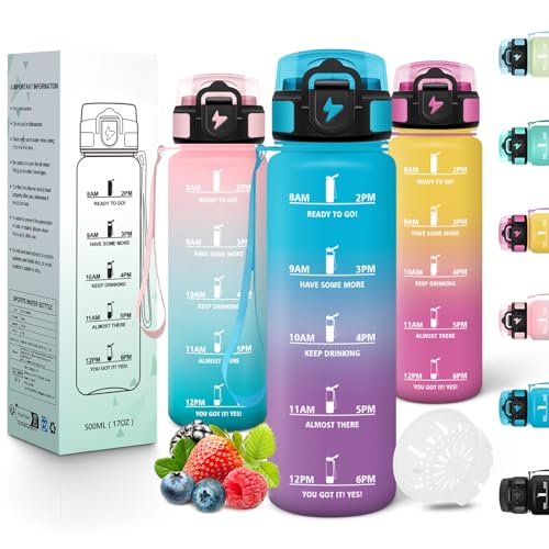 Motswedi Gourde Enfant, 500 ml, Anti-Fuite, Gourde Sport... - Sports & Fitness Amazon France à 7.60€