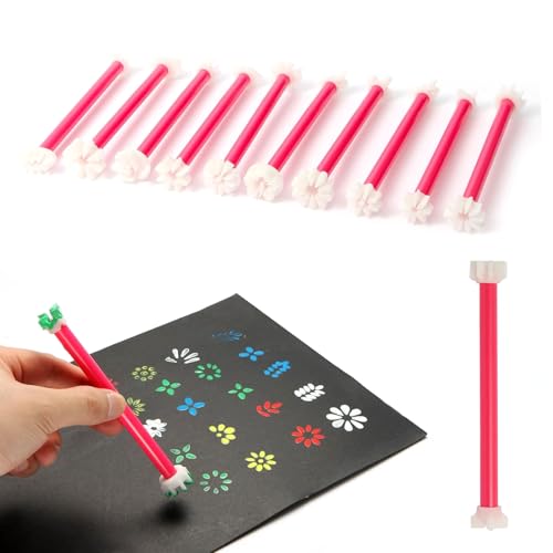 GlimmerStyle Floral Dotting Tools, 10 stylos 20 Formes... - Deal du jour à 1.00€