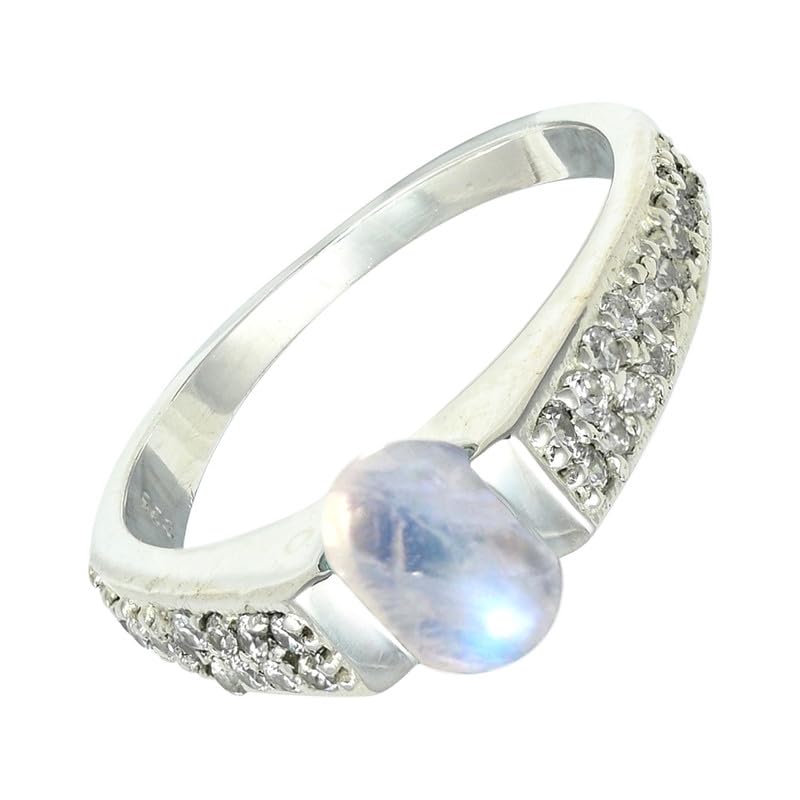 SILVERTROVE Regenbogenmondstein Edelstein silberplattiert... - Maison & Cuisine Amazon Allemagne à 32.63€