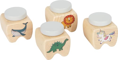 small foot Boîtes à dents en bois avec bord en silicone, 4... - Jouets & Jeux Amazon France à 12.08€