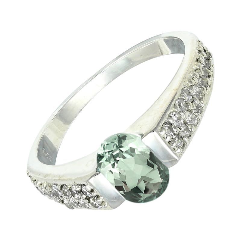 SILVERTROVE Grüner Amethyst Edelstein für Herren und Damen... - Maison & Cuisine Amazon Allemagne à 32.63€