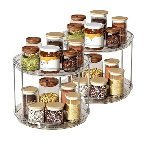 Wintem - Set mit 2 drehbaren Küchenorganisatoren mit 2... - Maison & Cuisine en promo à 22.58€