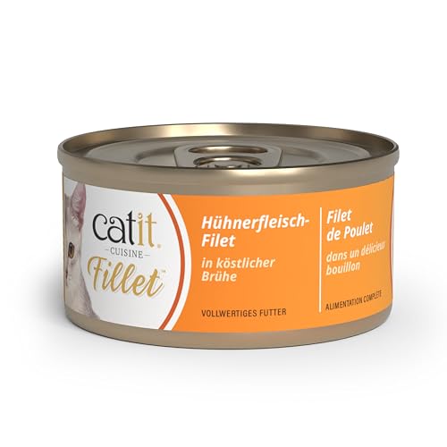 Catit Cuisine - Hühnerfleisch-Filet in köstlicher Brühe, 75g - Maison & Cuisine Amazon Allemagne à 0.87€