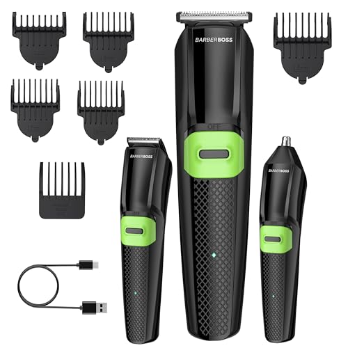 BarberBoss 3 in 1 Kit di cura per uomo, regolabarba... - High-Tech & Électronique Amazon Italie à 35.61€