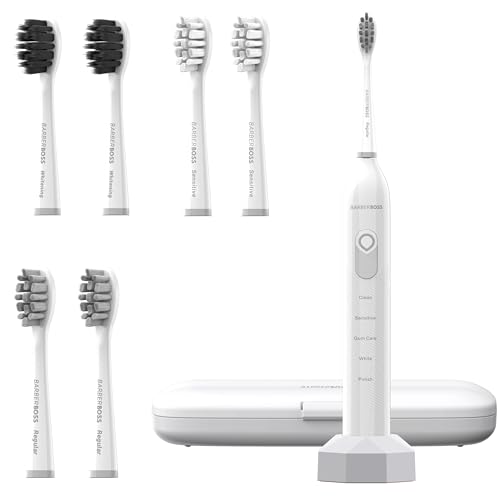 BarberBoss Wiederaufladbare Schallzahnbürste für... - Beauty & Fragrances Amazon Germany à 26.34€