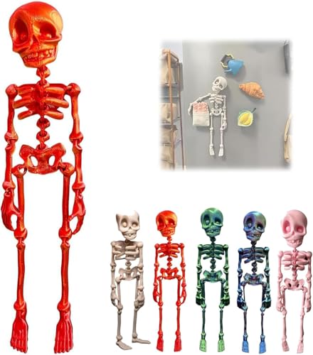 3D Printed Vintage Skeleton Magnetic Figurine, Posable Body... - Maison & Cuisine Amazon Royaume-Uni à 1.69€