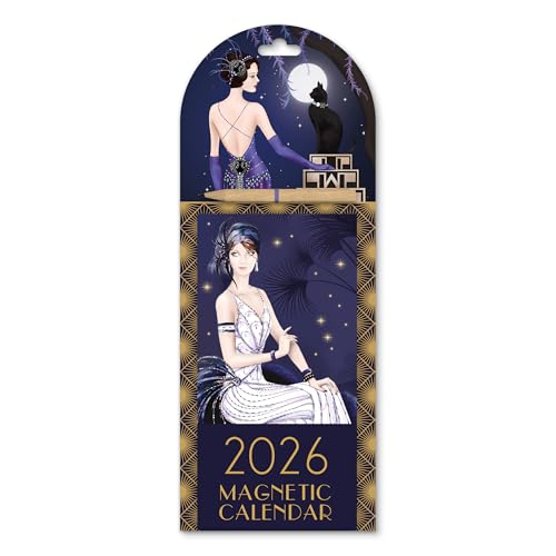 Claire Coxon Art Deco 2026 Magnetic Weekly Calendar |... - Sports & Fitness en promo à 2.20€