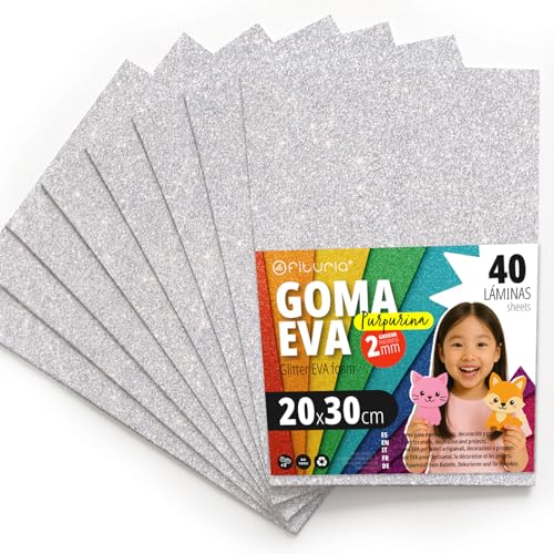 OFITURIA Goma Eva con Purpurina para Manualidades... - DIY & Tools Amazon Spain à 21.66€