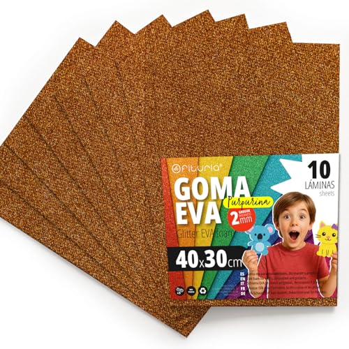 OFITURIA Goma Eva con Purpurina para Manualidades... - Bricolage & Outils en promo à 10.76€