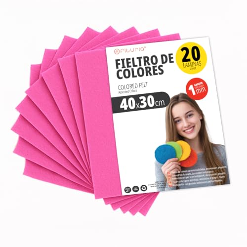 OFITURIA Bastelfilz für DIY-Projekte, Bunte Filzstoffe für... - Maison & Cuisine Amazon Allemagne à 10.79€