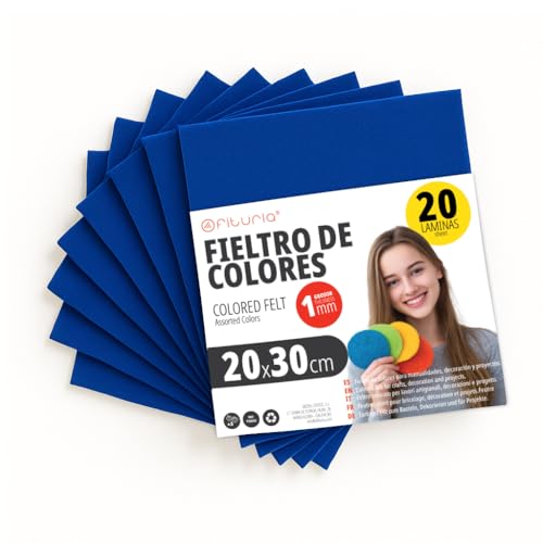 OFITURIA Fieltro para Manualidades DIY, Láminas de Tela de... - DIY & Tools Amazon Spain à 6.72€
