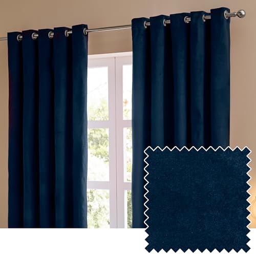 furn. The Ultimate Velvet Paire de Rideaux œilletsen – Doux... - Home & Kitchen Amazon France à 28.42€