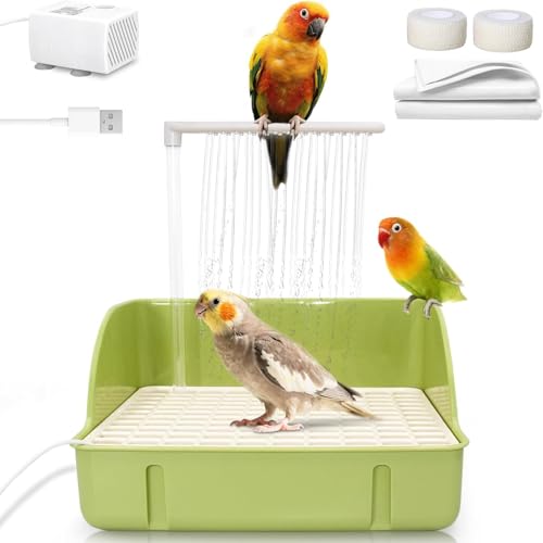 Douche pour Oiseaux - Conteneur De Bain d'oiseaux... - Animalerie Amazon France à 9.42€
