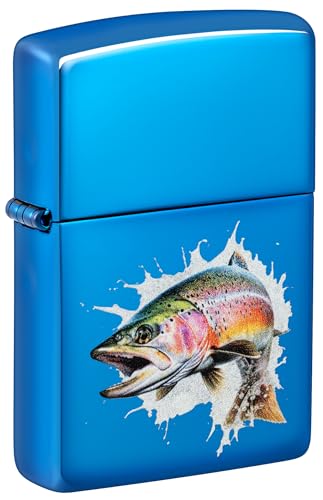 Zippo Mechero - Jumping Fish, High Polish Blue, Color Image... - Auto & Moto Amazon Espagne à 18.05€