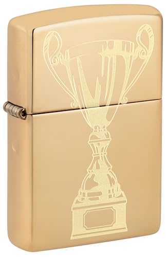Zippo Briquet tempête Trophy, trophée, laiton poli, gravure... - Bébé & Puériculture en promo à 38.62€