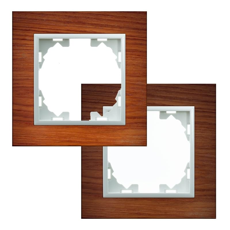 Cornice in legno naturale per un modulo color noce:... - Bon plan à 7.79€