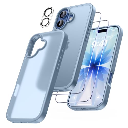 FLLAO 4 en 1 Coque pour iPhone 17 avec 2 Verre Trempé et 1... en promo sur Amazon