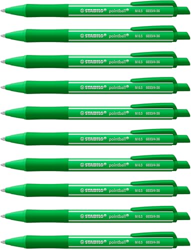STABILO pointball colorful - Ballpoint Pen - Pack of 10... - Sports & Fitness Amazon Royaume-Uni à 7.43€